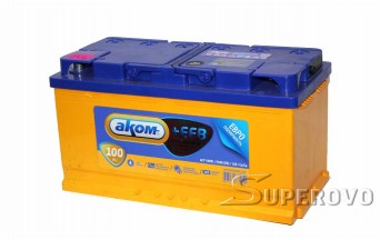 Купить аккумулятор автомобильный  AKOM +EFB 6CT-100 Евро (100 A/h), 930А R+ в Березе Шинный двор